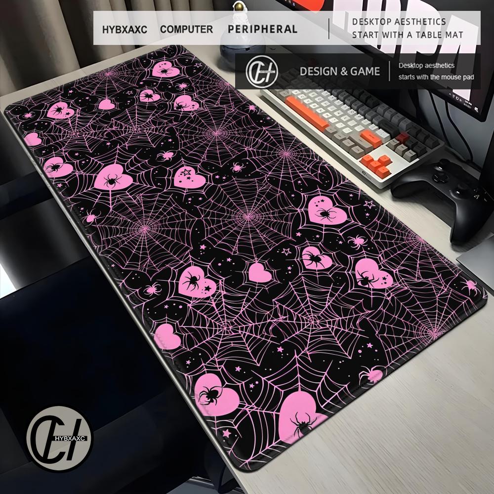 Office And Tech - 90x40 흰색 또는 분홍색 거미줄 하트