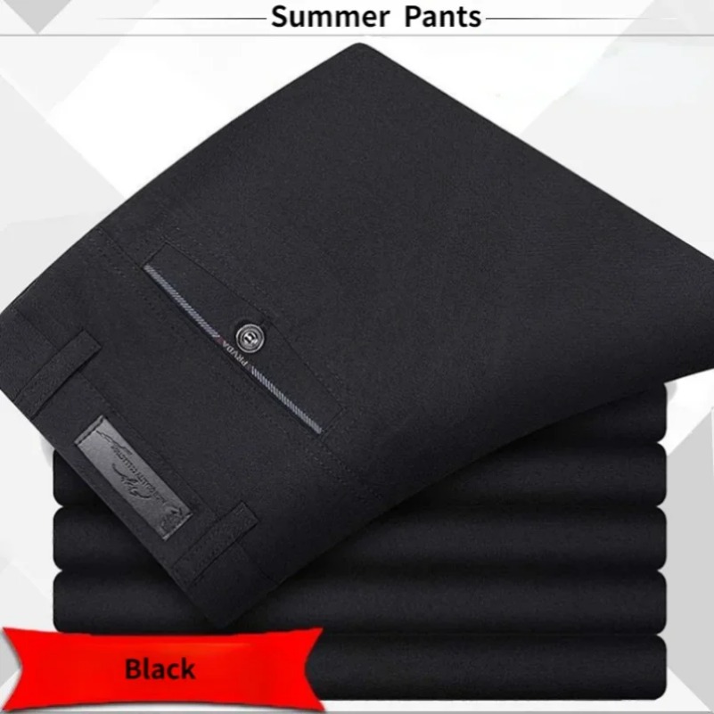 고품질 남성 클래식 정장 바지 여름 봄 바지 높은 허리 - Office High Tech 리뷰 및 가격